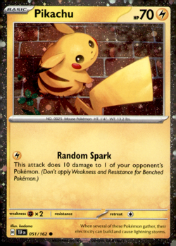 Pikachu - (Cosmo Holo) Promo Miscellaneous Cards & Products 051/162 NM - Image 1