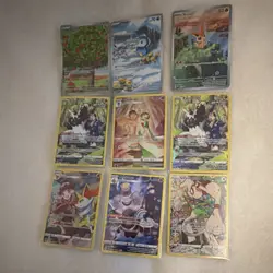 Pokemon TCG IR and trainer gallery 9 Card Lot Braixen Gardevoir Dusknoir - Image 1