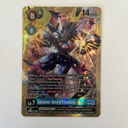 Gabumon - Bond of Friendship ACE Gold Border Generation LM-022 Digimon Card Game - Image 1