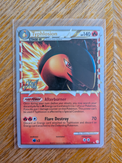 Pokemon TYPHLOSION PRIME Card 110/123 Rare 2011 World Championships LP Regular - Image 1