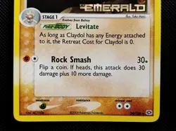 (LP) Claydol 24/106 2005 EX Emerald Reverse Holo Stamped Pokemon Card Yuka Morii - Image 3