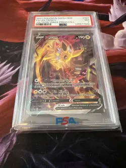 2021 Jolteon v SWSH183 Sword & Shield Promo Holo Card PSA 7 - Image 1
