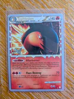 Pokemon TYPHLOSION PRIME Card 110/123 Rare 2011 World Championships LP Regular - Image 1