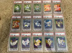 1997 POKEMON COMPLETE 151 CARD SET POCKET MONSTERS CARDDASS PSA 10 Pikachu - Image 2