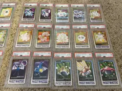 1997 POKEMON COMPLETE 151 CARD SET POCKET MONSTERS CARDDASS PSA 10 Pikachu - Image 4