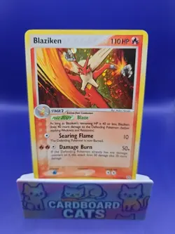 FART WHOLE SWIRL 🌀💫 MP Blaziken 1/106 EX Emerald Nintendo Pokemon Card - Image 1