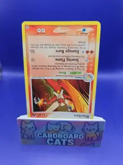 FART WHOLE SWIRL 🌀💫 MP Blaziken 1/106 EX Emerald Nintendo Pokemon Card - Image 2