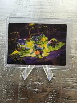 The Ooze Art Card (Gold-Stamped Signature) 18 S Art Series: Teenage Mutant Ninja - Image 1
