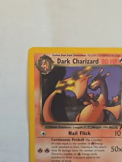 Dark Charizard 21/82 Team Rocket Non-Holo Pokemon TCG Card 80 HP - Image 3