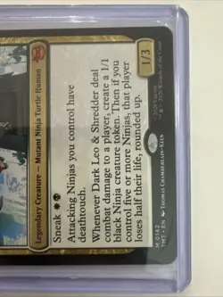 Dark Leo & Shredder 142 M MTG Teenage Mutant Ninja Turtles Regular NM - Image 3