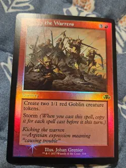 Empty the Warrens RETRO FOIL - Dominaria Remastered MTG Magic - Image 2