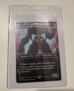 Krang, Utrom Warlord - 0221 - M - Non-Foil - Borderless - TMNT - MTG - NM/M - Image 1