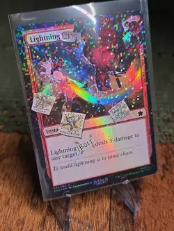 Lightning Bolt Pool Party FOIL SLD Secret Lair x Deadpool MTG Magic NM - Image 2