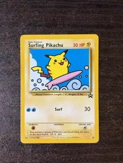 Pokemon TCG “Surfing Pikachu” 28/53 Wotc Promo - Image 5