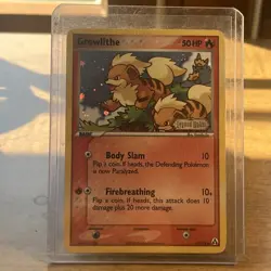 Pokemon Growlithe 55/92 Legend Maker Reverse Holo Common 50HP Card English - Image 1