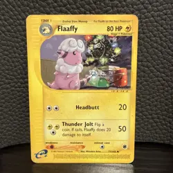 Pokemon TCG Flaaffy 77/165 Expedition Non-Holo Uncommon MP - Image 1