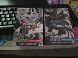 Pokemon Black Bolt and White Flare Booster Bundle Set of 2 Sealed New - Image 1