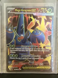 Pokemon TCG - Mega Heracross ex 108/094 Phantasmal Flames Full Art Ultra Rare!! - Image 1