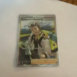 Pokemon Professor's Research 078/078 GO Ultra Rare Full Art Holo Willow - Image 1