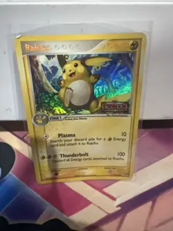Pokemon TCG Raichu 12/108 - EX Power Keepers Stamped Reverse Holo Rare - Image 1