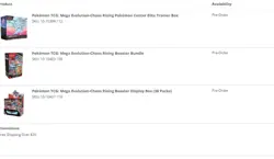 Pokemon Chaos Rising X1 Booster Box + X1 EBT + X2 Booster Bundle Order Confirm - Image 1
