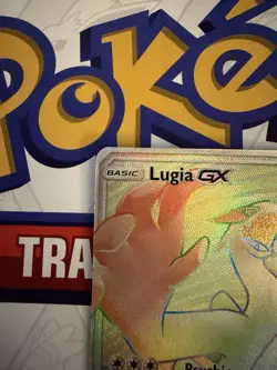 🔥 2018 Pokemon Lost Thunder Lugia GX FA Rainbow Rare 227/214 MINT READ!! - Image 2