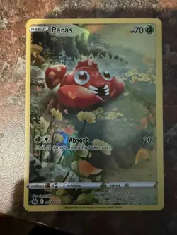 Pokemon TCG SWSH Crown Zenith Paras GG32/GG70 Galarian Gallery Full Art NM! - Image 1