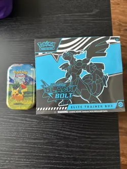 Pokemon TCG Black Bolt Elite Trainer Box And Ascended Heroes Mini Tin Sealed - Image 1
