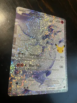 Pokemon Celebrations: Classic Collection Reshiram 113/114 Holo, NM - Image 1