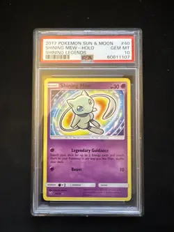 SHINING MEW 2017 Pokemon #40/73 PSA 10 GEM-MINT Shining Legends HOLO! Graded! - Image 1