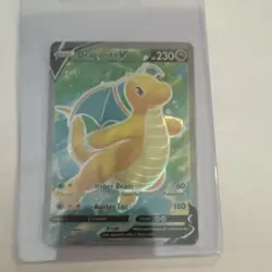 Pokemon Dragonite V 076/078 GO Ultra Rare Full Art Holo 230HP English - Image 1