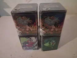 Pokemon TCG: 2025 Stacking Tins Sealed Brand New (4 Sealed Tins) + singles - Image 3