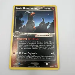 Pokemon TCG Dark Houndoom 37/109 non Holo 2004 - Image 1