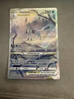 Glaceon VSTAR GG40/GG70 Crown Zenith: Galarian Gallery Holo Pokemon TCG - Image 1