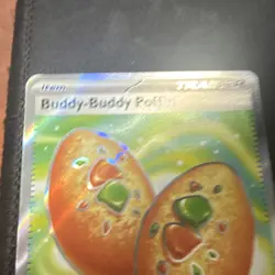 Pokemon Buddy-Buddy Poffin 167/132 Me01 Ultra Rare Full Art Holo EN 2023 - Image 3