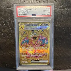 Pokemon Charizard ex 139/108 SV3 Ruler of the Black Flame PSA 10 Holo Japanese - Image 2
