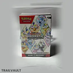 Pokemon Scarlet & Violet Prismatic Evolutions Booster Bundle Box New And Sealed - Image 1