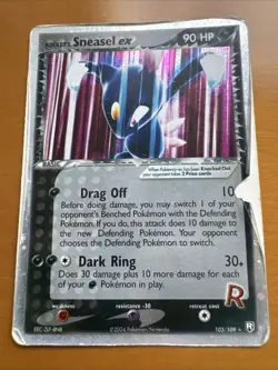 Rocket's Sneasel ex - 103/109 - Ultra Rare Team Rocket Returns - Pokemon - DMG - Image 1