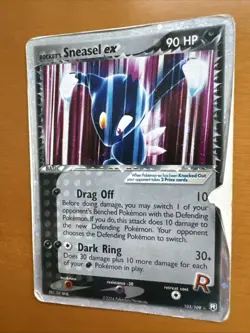Rocket's Sneasel ex - 103/109 - Ultra Rare Team Rocket Returns - Pokemon - DMG - Image 2