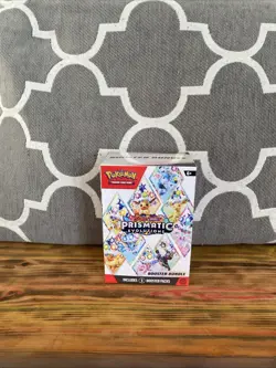 Pokemon TCG Prismatic Evolutions Booster Bundle New Sealed, 6 Booster Packs - Image 1