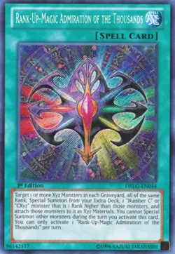 Rank-Up-Magic Admiration of the Thousands - DRLG-EN044 - Secret Rare - 1st Editi - Image 1