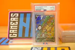 2022 POKEMON SWORD & SHIELD SILVER TEMPEST #177 FULL ART/UNOWN V PSA 10 - Image 1