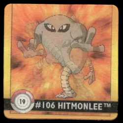 Pokemon TCG Premier Edition #19 Hitmonlee Action Flipz - Image 1