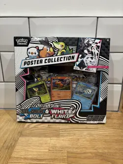 Pokemon TCG 🔥 Scarlet & Violet 💎 Black Bolt & White Flare Poster Collection ✅ - Image 1