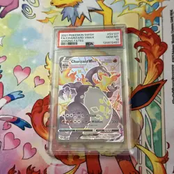 PSA 10 CHARIZARD VMAX SV107 SHINNG FATES SWORD & SHIELD POKEMON GEM MINT - Image 1