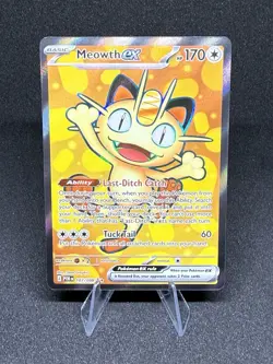 Meowth ex - 107/088 - Ultra Rare - Perfect Order - NM/M - Pokemon Card - Image 1