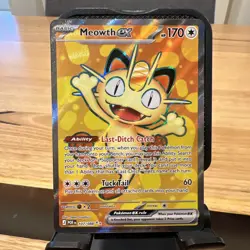 Meowth Ex 107/088 Ultra Rare ME03 Perfect Order Pokemon - Image 1