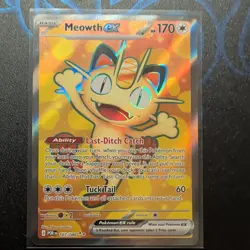 Meowth Ex 107/088 - Perfect Order - Full Art - English Pokemon TCG - Image 1