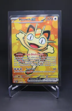 Meowth ex 107/088 Perfect Order Ultra Rare Pokemon TCG MINT - Image 1