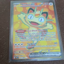 Pokemon TCG Meowth EX 107/088 2026 170 HP Full Art Holo Perfect Oder - Image 2